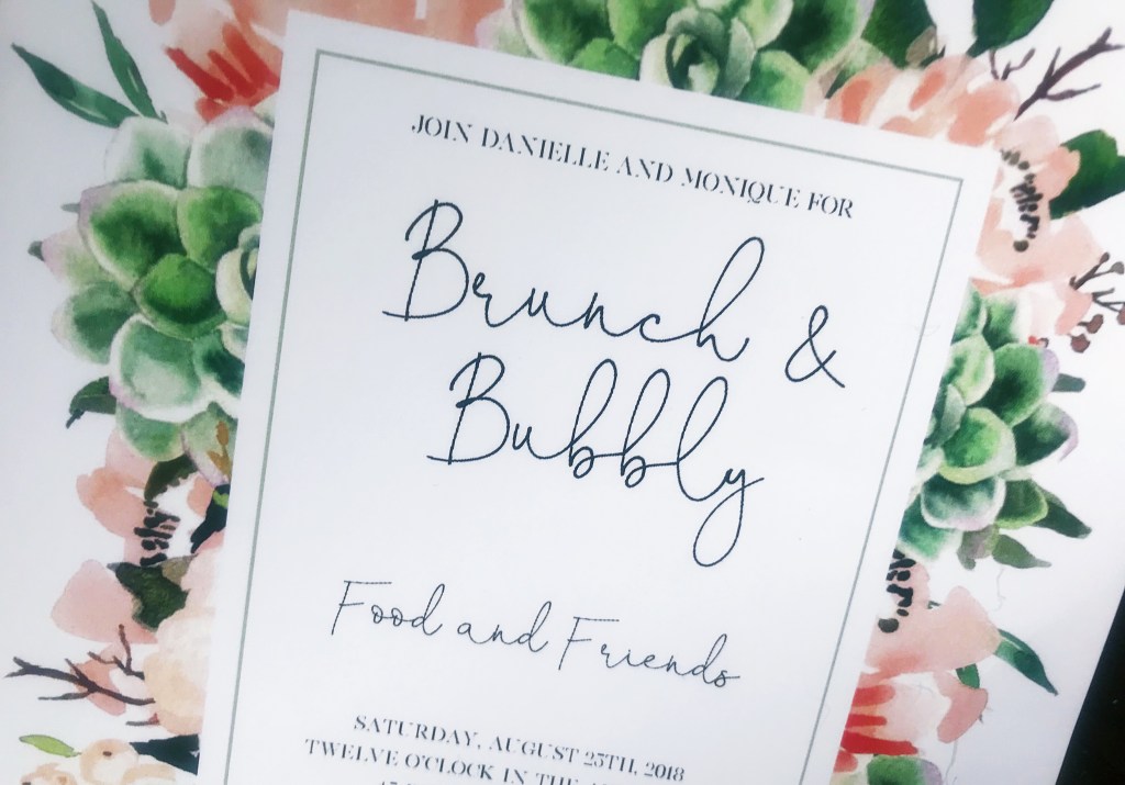 Summer and Champagne&nbsp;Brunch