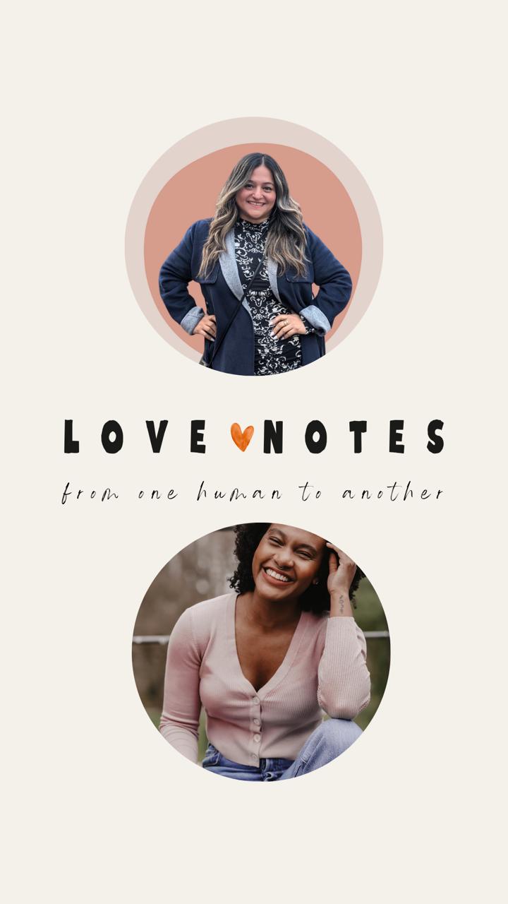 .cheers to love notes and new friends.